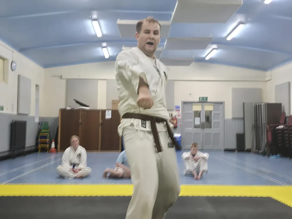Instructor-led karate training at St Martins Karate Carnforth