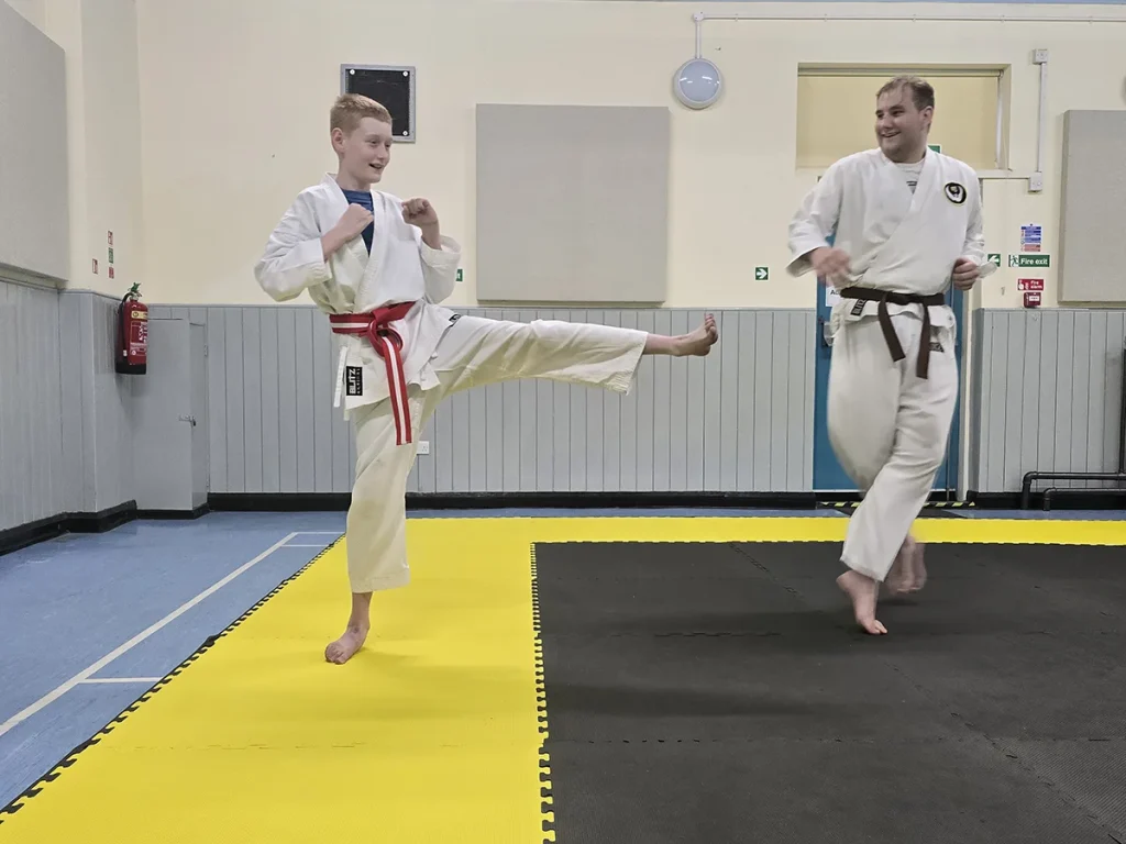 Karate training at St Martins Karate Carnforth